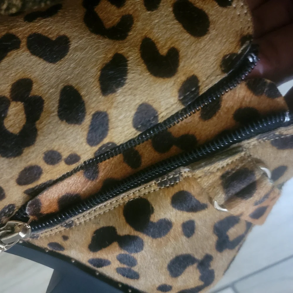 Pre-loved Steve Madden Chavi-L Leopard ankle boots sz 10 - Picture 9 of 10